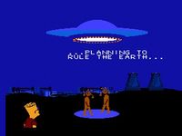 une photo d'Ã©cran de The Simpsons - Bart Vs The Space Mutants sur Nintendo Nes